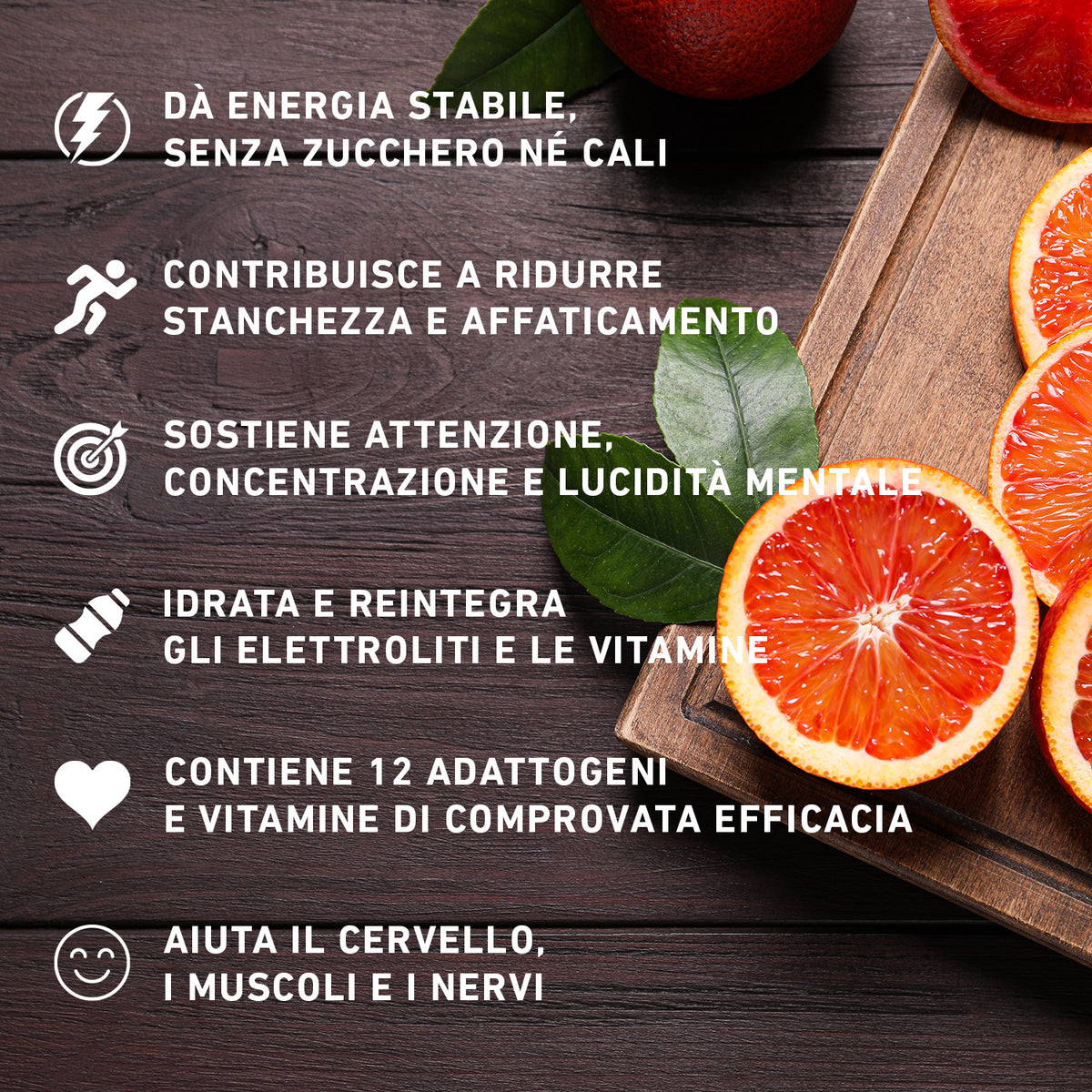 Liva Energy Arancia Rossa Benefici