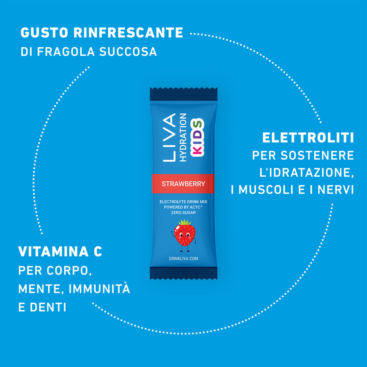 Liva Hydration Kids Fragola Bustina